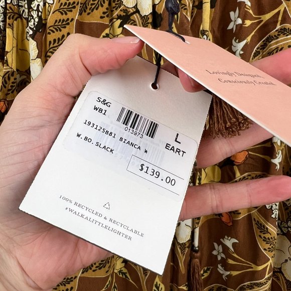 Spell Brown Floral Wide Leg Pants - Picture 7 of 13